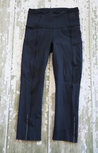 Lululemon RÁPIDO Y GRATIS 7/8 Leggings Ajustados Pantalones Bolsillos Reflectantes Gimnasio Correr 2 - Imagen 1 de 3
