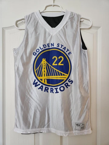 Kids Golden State Warriors Andrew Wiggins #22 Reversible Jersey Youth Large 12 Cover