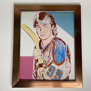 Andy Warhol "Wayne Gretzky #99" Print 1983 Framed With Glass Face Unsigned