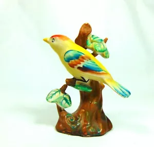 Occupied Japan Bird In A Tree Figurine by Ucagco (Ca. 1945 - 1952) - Picture 1 of 7