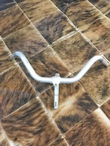 Manubrio bici vintage modello CORNA DI BUE, in alluminio, larghezza cm 50, 3ttt - Foto 1 di 8