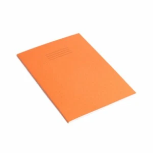 Libro de ejercicios naranja naranja para oficina escolar A4 regulado (8 mm) y marginado - Imagen 1 de 1