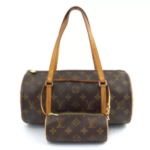 LOUIS VUITTON Papillon 30 Monogram Handbag with Pouch M51385 Vintage - Picture 1 of 10