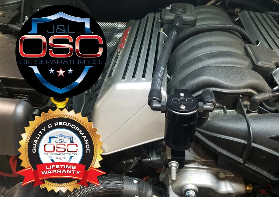 J&L OSC Oil Catch Can Fits 2012-2021 Jeep Grand Cherokee SRT8 6.4L - Imagen 1 de 1