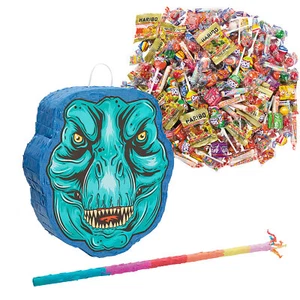Fun Express T-Rex Dinosaur Piñata Kit 208 Pieces - Picture 1 of 2