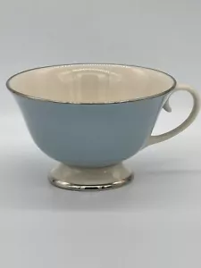 Flintridge Strata Tappa da tè blu finiture platino caffè tè grigio California - Foto 1 di 12