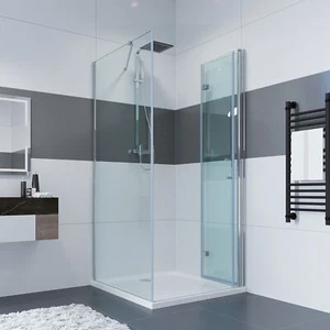 IMPTS Duschkabine Eckeinstieg 90x90/80x80 Eckdusche Falttür Duschtür NANO Dusche - Bild 1 von 19