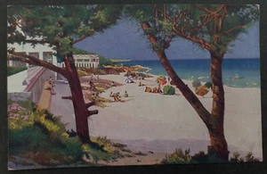 1938 Bermuda Postcard-Elbow Beach, South Shore 1.5d Stamp cd Hamilton - Picture 1 of 2