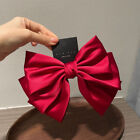 Three-layer Bows Ponytail Clip Large Bowknot Hair Clip Hair Accessories Solid