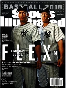 N Sports Illustrated Giancarlo Stanton Aaron Judge Yankees Flex 2018 No Label - Picture 1 of 1