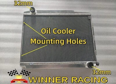 Radiador apto para Mercedes-Benz R107 280SL sin aire acondicionado 5 velocidades 1974-1985, OE # 1075010401 Foto 1 de 4