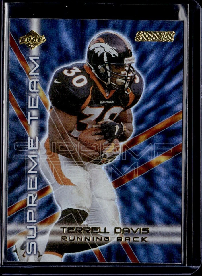 2000 Collector's Edge Supreme #ST13 Terrell Davis Supreme Team - Image 1 of 2