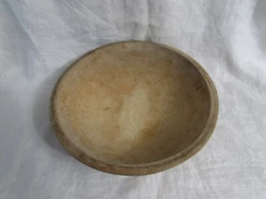 Vintage wooden 11" Munising DOUGH BOWL mixing fruit wood kitchen primitive - Picture 1 of 5