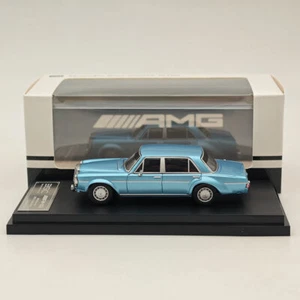 BSC 1:64 Mercedes Benz 300SEL W109 AMG Blue Diecast Car Model Toy Collections - Picture 1 of 7