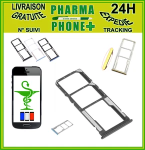 TIROIR XIAOMI REDMI NOTE 11 DOUBLE CARTE SIM + CARTE SD - RACK SIM TRAY ✅ - Imagen 1 de 1