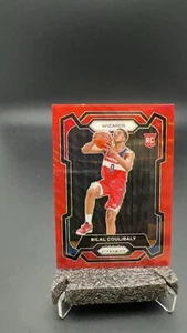 2023-24 Panini Prizm RED WAVE Bilal Coulibaly Rookie Wizards #153 #7906 MC - Picture 1 of 2