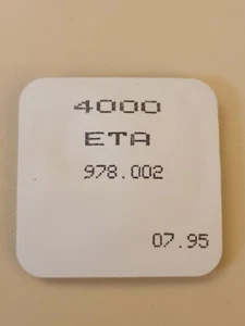 Brand New ETA (ESA) Calibre 978.002 - Circuit - Part No. 4000 - RARE PART - Picture 1 of 3