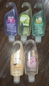 5 NEW Avon Naturals Shower Gel 5 fl .oz Vanilla, Cherry Blossom, Pear, Cucumber - Picture 1 of 2