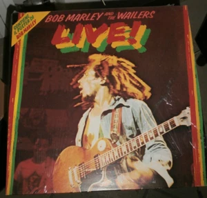 BOB MARLEY & The Wailers ‎– Live! - Island 1975 - ITALY in SHRINK with POSTER - Picture 1 of 7