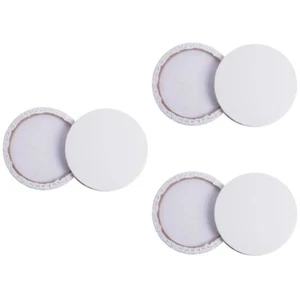 3pcs Round Canvas Boards 30cm Round Cotton Stretched Canvas Oval Stretched - Picture 1 of 12