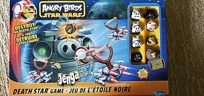 Angry Birds Star Wars Boxed Jenga Death Star Game Hasbro - Image 1 of 4