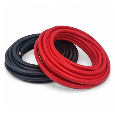 Cable de batería Hi-Flex 25 mm² 170 amperios PVC resistente inversor de arranque cable de soldadura Foto 1 de 3