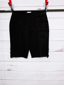 Chico's Womens Long Shorts/Capri Size 2.5 Black High Rise Pockets - Picture 1 of 6