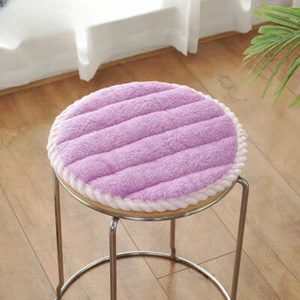 UK STOCK 1X cuscino sedia caldo pile sedile cuscino cravatta su interno sala da pranzo morbido - Foto 1 di 14