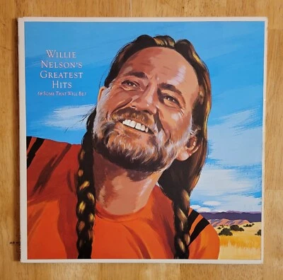 Willie Nelson  Greatest Hits  Vinyl 2xLP Record VG+ W/ Inserts On The Road Again - Image 1 of 4