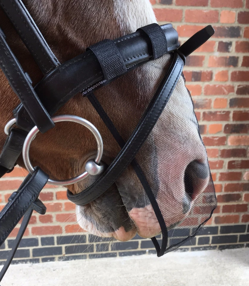 NOSE NET/MUZZLE NET FOR CAVESSON BRIDLE - FOR HELP WITH HEADSHAKING - Image 1 of 1