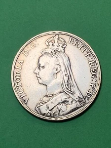 1891 Great Britain Silver Crown (A0918) - Picture 1 of 4