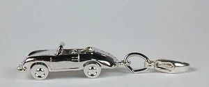 Ciondolo Convertibile Argento Sterling Porsche Speedster Spedizione Gratuita Stati Uniti - Foto 1 di 4