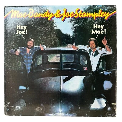 Moe Bandy & Joe Stampley - Hey Joe/Hey Moe (VG+/VG+) Vinyl LP FC 37003 Columbia - Image 1 of 4