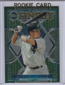 DEREK JETER ROOKIE CARD Topps Finest RC Baseball NEW YORK YANKEES *Mint* LE - Picture 1 of 2