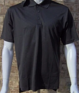 Adidas Mens Black Coyote MCC TxtSld ClimaCool Polo Golf Shirt X17295 NEW - Picture 1 of 4