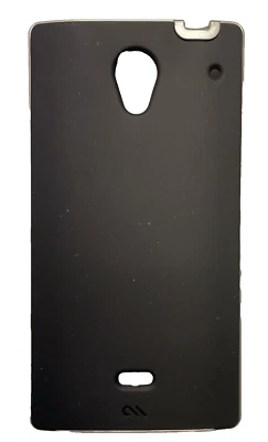 Case-Mate Sottile Custodia Rigida per Sharp Aquos Crystal, Nero - Immagine 1 di 4