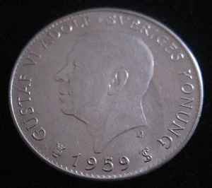 MDS SCHWEDEN SWEDEN 5 KRONEN 1959 "150 JAHRE VERFASSUNG - CONSTITUTION" #S - Picture 1 of 2