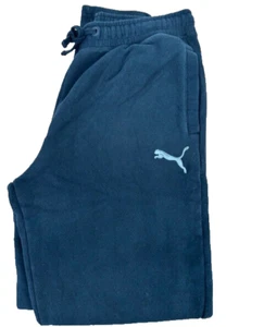 PUMA MEN'S FLEECE LINED JOGGER PANTS (BLACK LARGE)NWOT - Picture 1 of 5