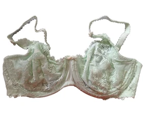 Sujetador de copa completa de encaje con aros Matalan Mint Reino Unido 38DD - Imagen 1 de 4