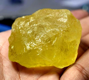 343.0 Ct Natural Citrine GGL Certified Untrated Crystal Rough Specimen - Picture 1 of 3