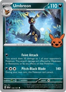Pokémon TCG Halloween Trick Or Trade 2024 Umbreon #130/197 Regular Uncommon - Bild 1 von 1