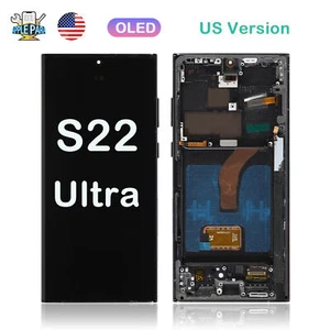 Repuesto Pantalla OLED Negra Para Samsung Galaxy S22 Ultra 5G SM-S908U1 - Imagen 1 de 9