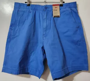 Pantaloncini Levis Uomo L Misure 36x8 XX Chino EZ Blu Elasticizzati Vita NUOVI - Foto 1 di 4