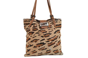 Auténtico Bolso de Hombro FENDI Vintage Cuero de Becerro Beige 7510M - Imagen 1 de 10