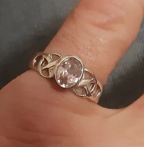 ANELLO ARGENTO 925 rosa fiore donna solitario rosa di francia - Foto 1 di 5