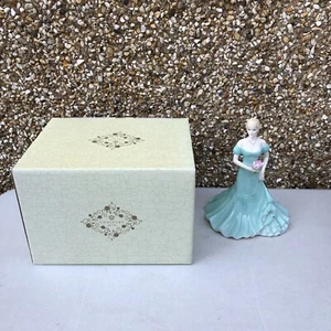 Seltene grüne Coalport Figur Classic Elegance - Caroline 2007 top mit Box - Bild 1 von 6