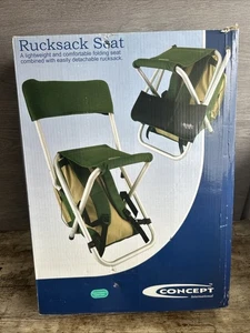 CONCEPT Folding Stool/seat With Detachable Rucksack - Picture 1 of 15