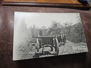  Gebäude Straße in Breakabeen, New York Pferdewagen Ellis Echtfoto RPPC 1178 - Bild 1 von 9