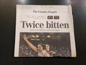 2007 NCAA Basketball Championship Ohio St vs Florida Columbus spedizione giornale - Foto 1 di 3