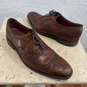 Zapatos de Vestir Allen Edmonds University TALLA 10.5 D Punta de Ala Oxford Cuero Marrón - Imagen 1 de 14